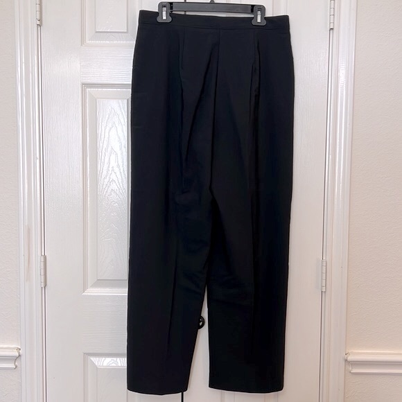 Clio Black Trouser Pants High Rise Size 14 Petite - Picture 2 of 8